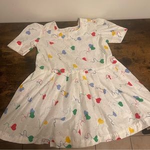 Vintage white square neckline baby doll blouse